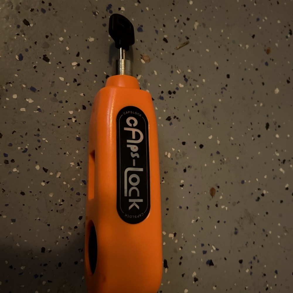 Motorcycle/scooter handlebar bike lock